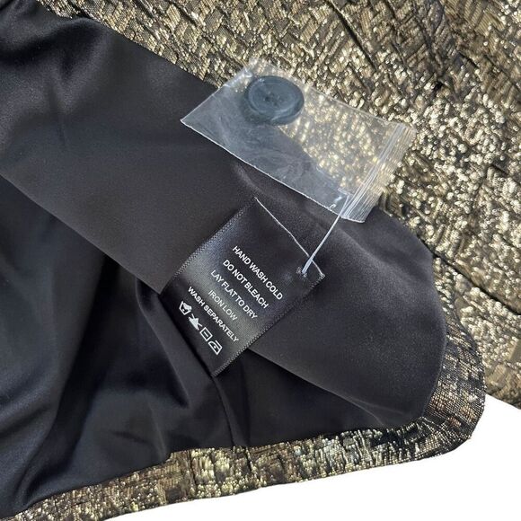 Michael Costello x REVOLVE Washington Jacket in Black & Gold - Picture 13 of 14